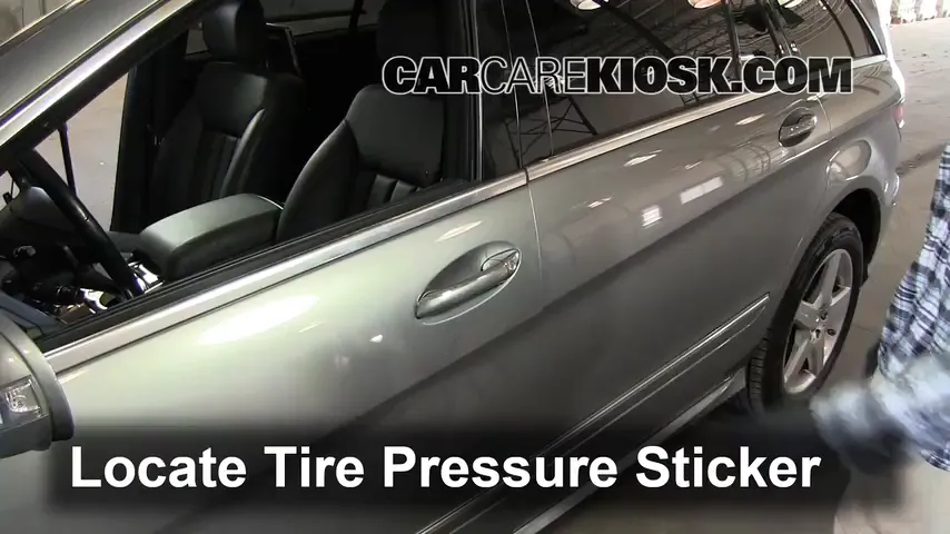 2010 Mercedes-Benz R350 4Matic 3.5L V6 Tires & Wheels Check Tire Pressure